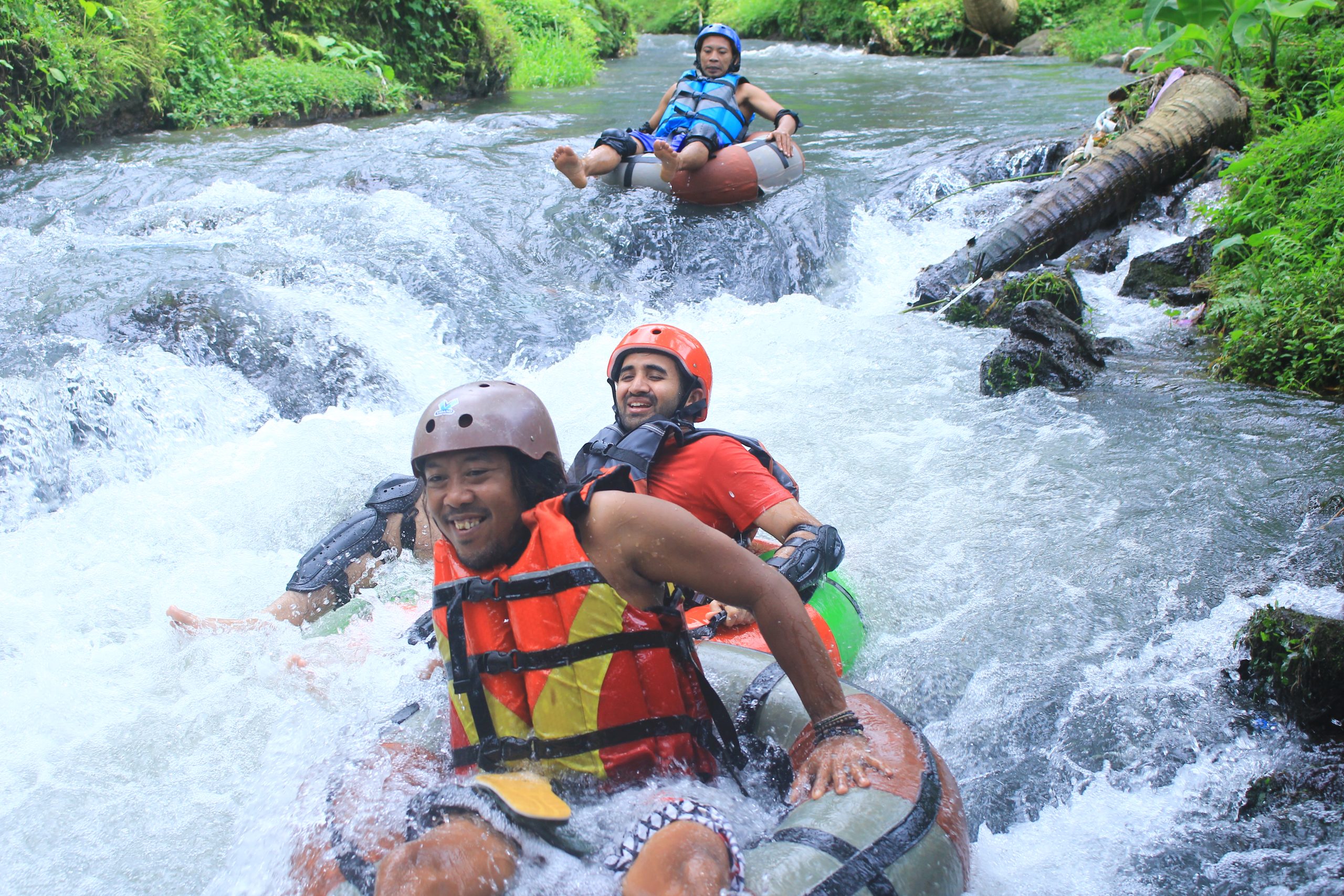 Lombok river tubing adventure