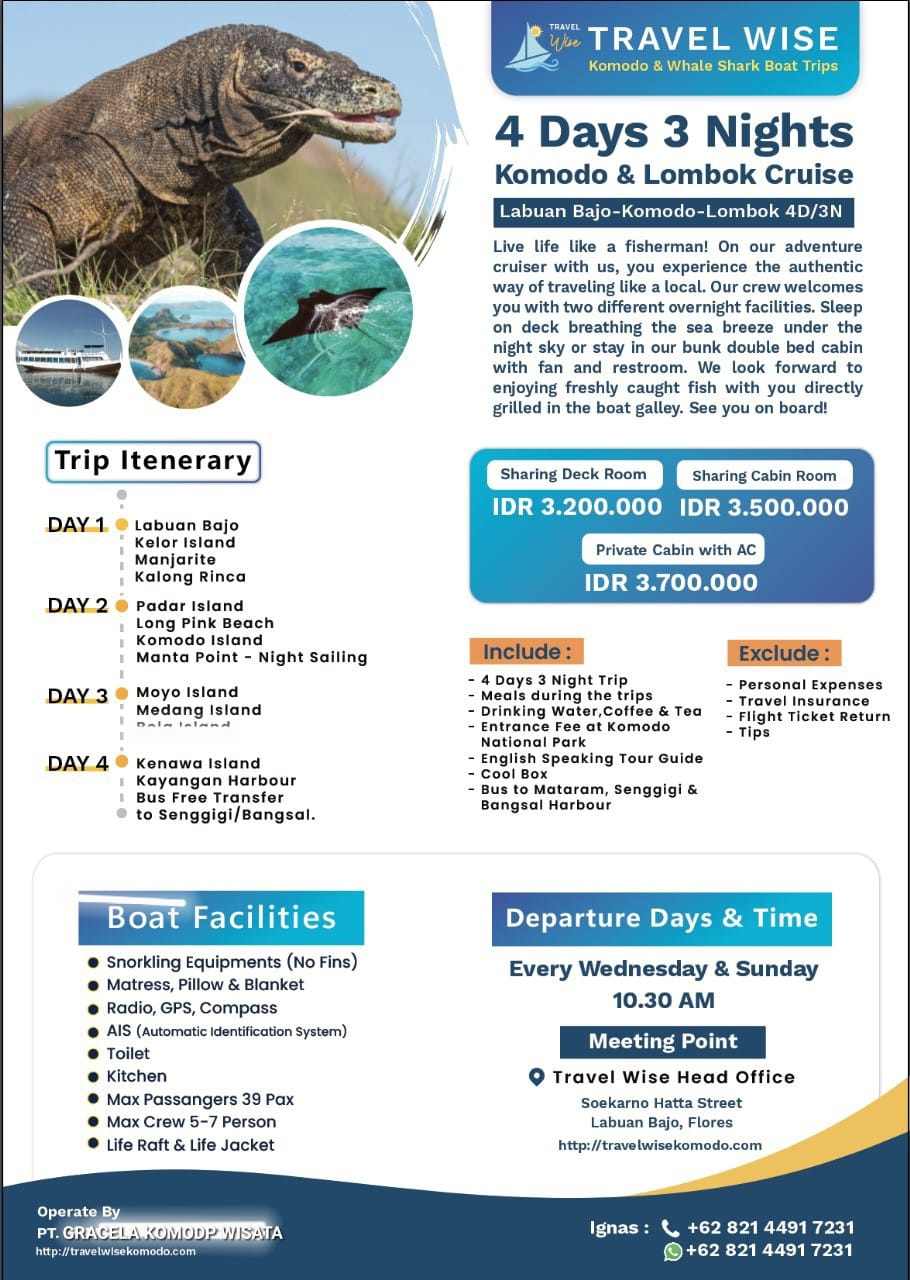 picture boat komodo Lombok