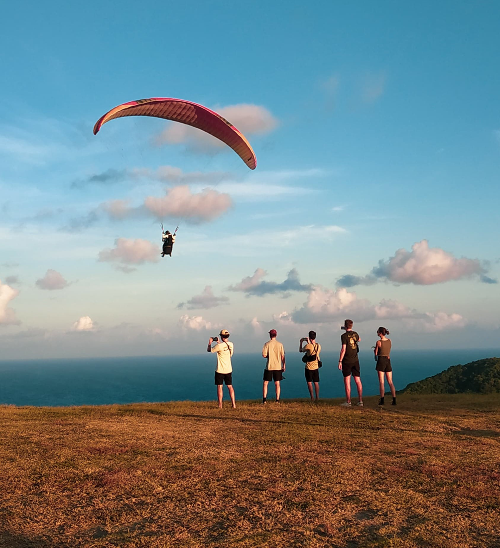 lombok paragliding sport tour