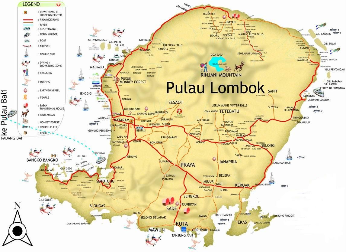 top priority lombok destinations 